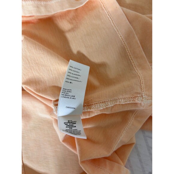 We the Free People Size Large Be Free Long Sleeve Relaxed Fit Tunic Top Orange - Picture 7 of 10